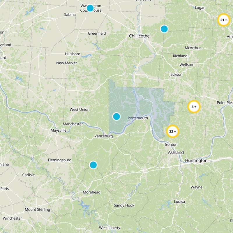 Scioto County Static Map