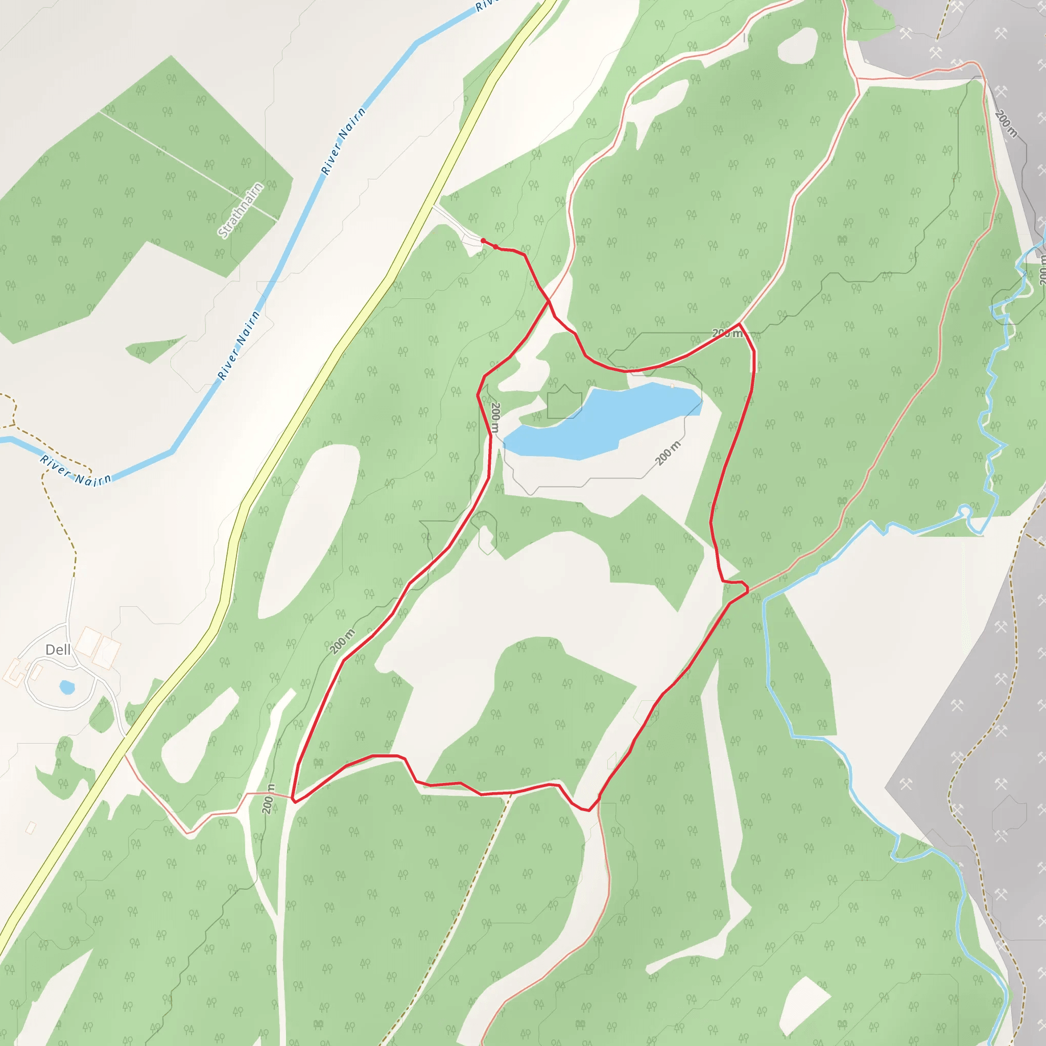 Esker Loop - Littlemill mobile static map