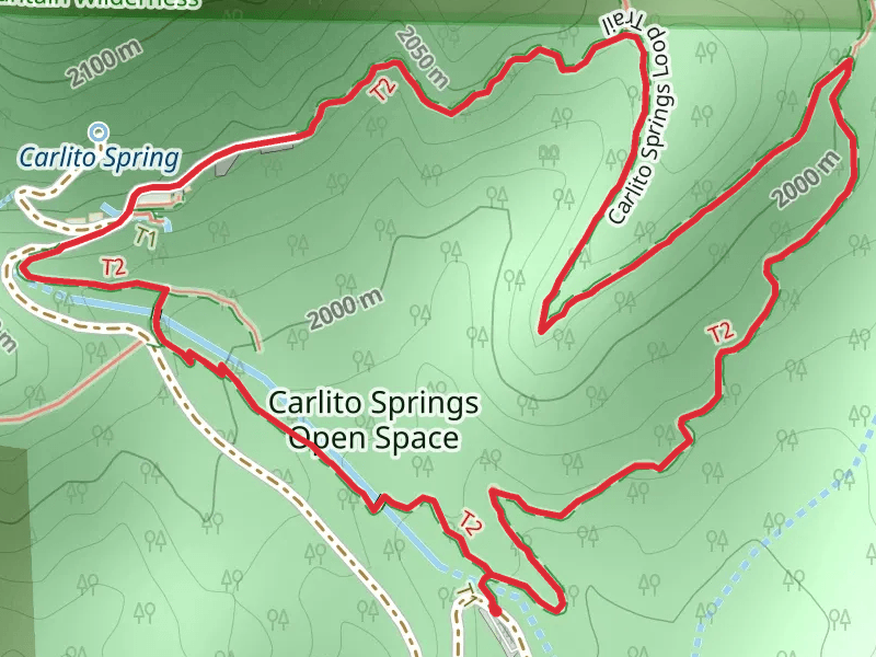 Carlito Springs Loop Trail