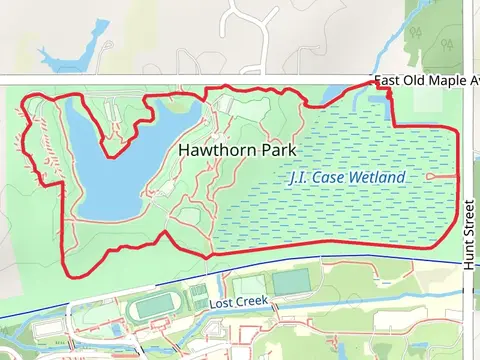Maple Avenue Lake and J I Case Loop