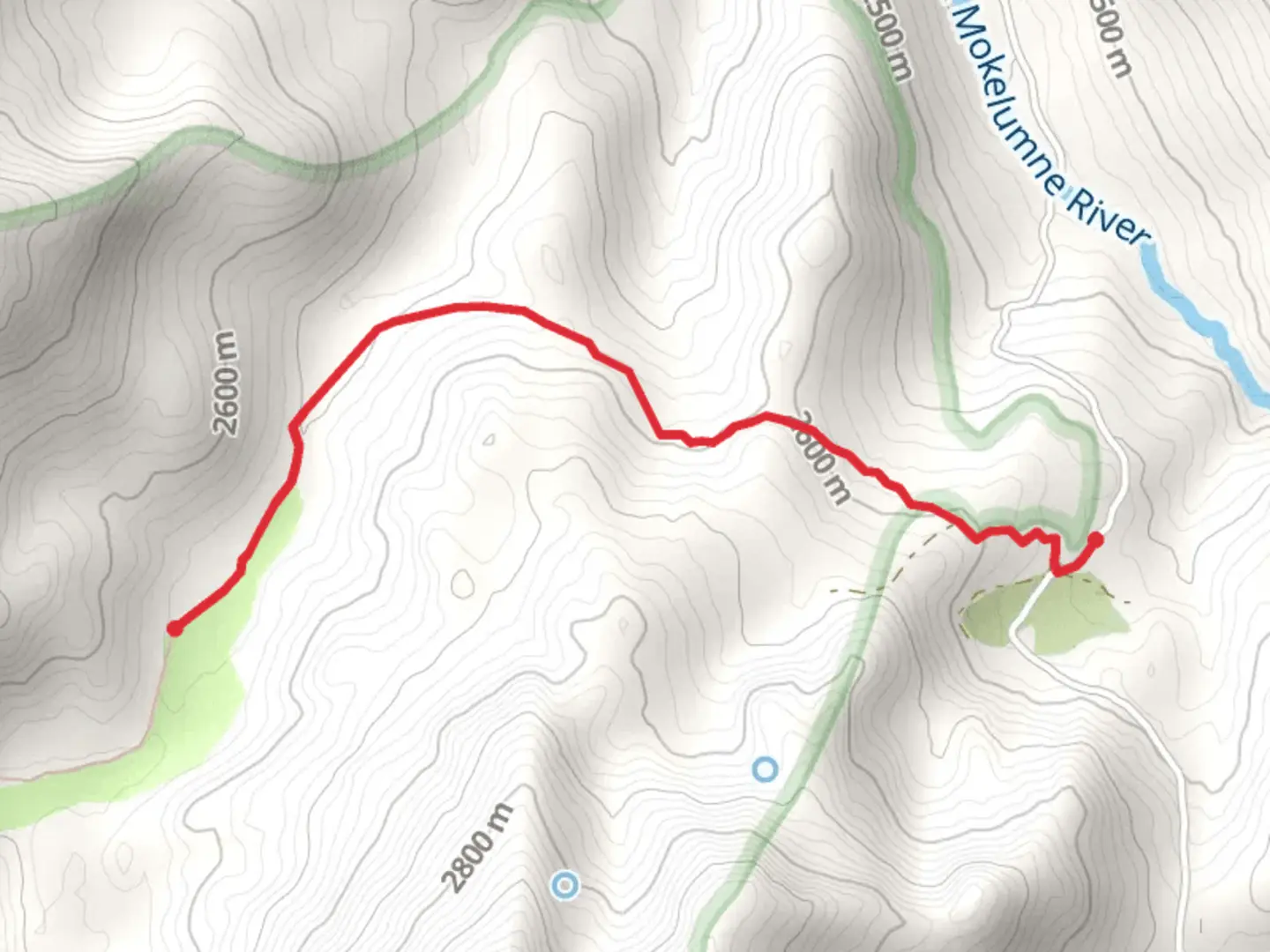 An image depicting the trail Milk Ranch Meadow and its surrounding area.