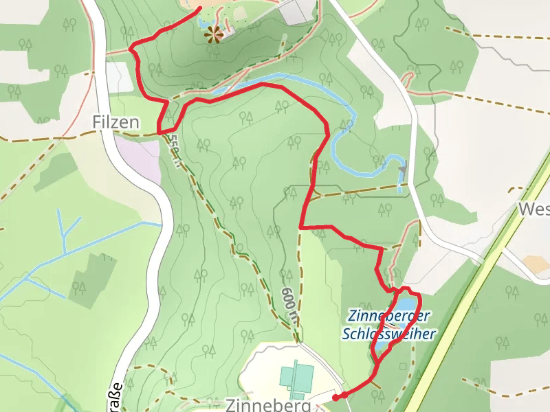 Zinneberg Schlossweiher and Filzen Walk