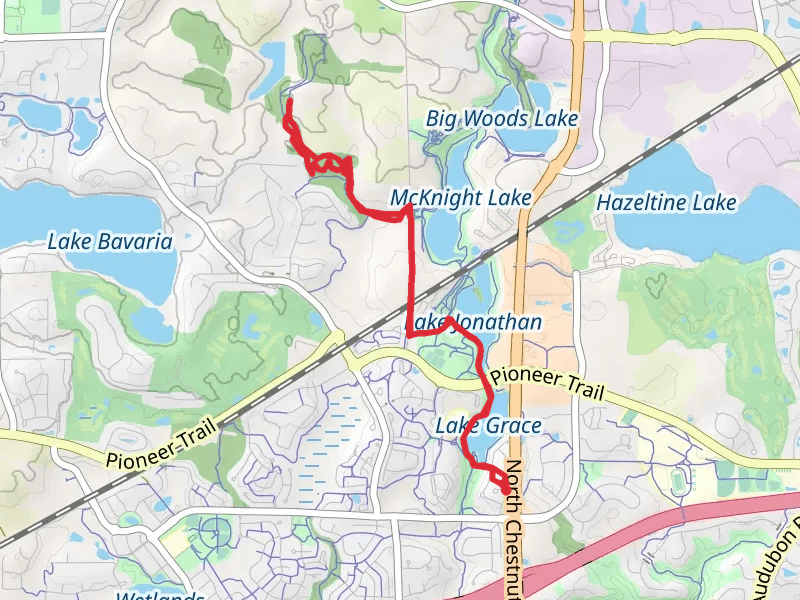 Lake Grace and McKnight Lake via Skull Loop