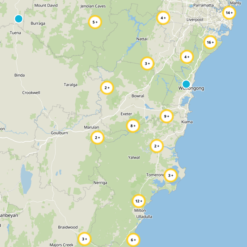 Bundanoon Static Map