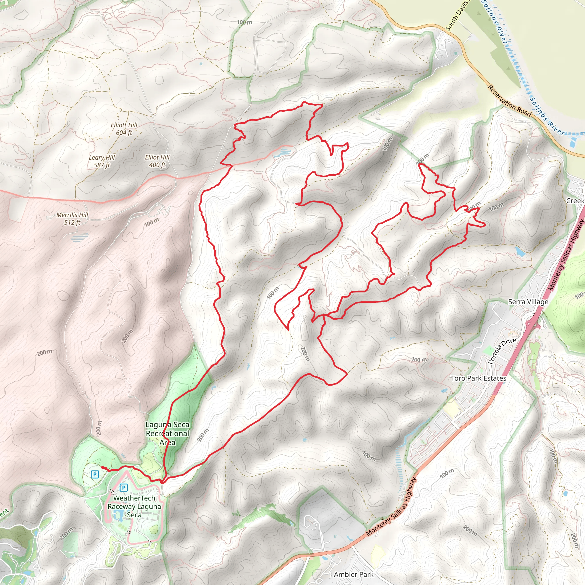 Trail 50,32,29 and 27 Loop mobile static map