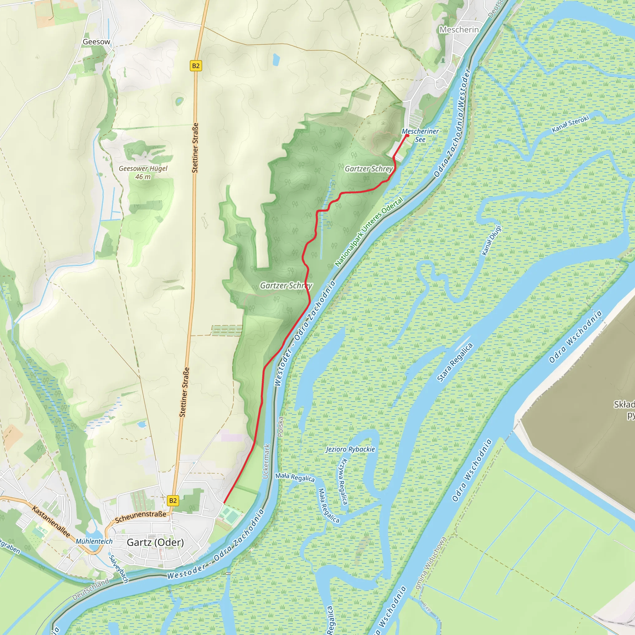 Schreyweg mobile static map