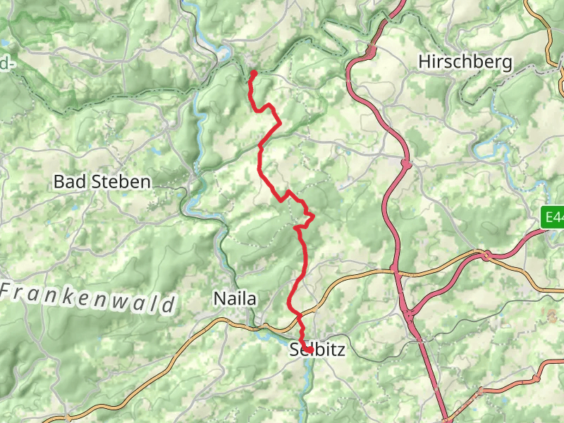 Blankenberg to Selbitz Walk