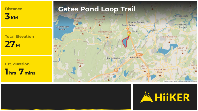 Gates Pond Loop Trail | Worcester County | Massachusetts