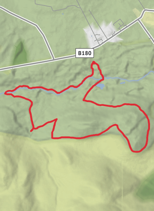 County Down Hiking mobile static map
