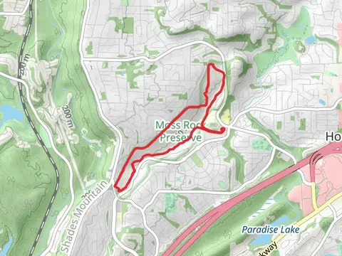 Moss Rock Preserve White and Powerline Loop Trail
