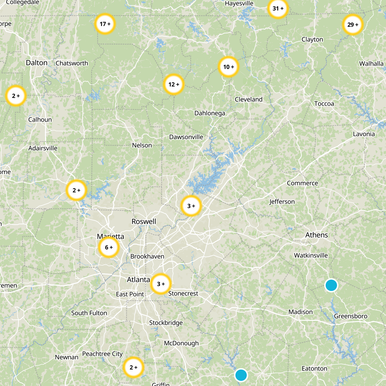Forsyth County Static Map