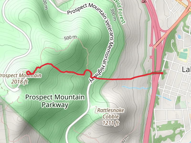 Prospect Mountain via East Trail