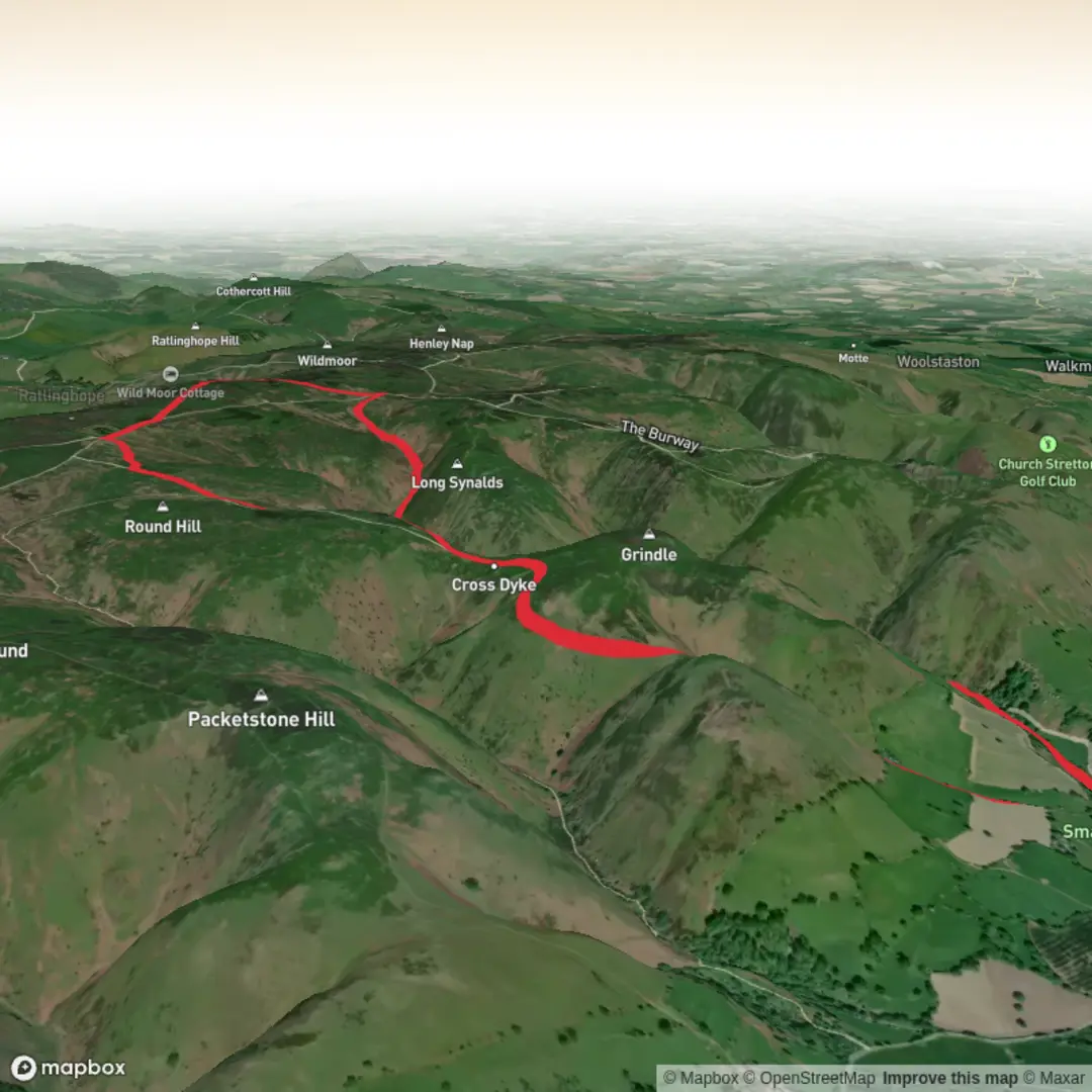An image depicting the trail Little Stretton, Ashes Hollow & Pole Bank Circular and its surrounding area.