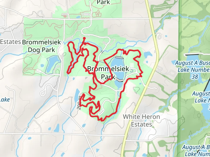 Broemmelsiek Lake Loop Trail