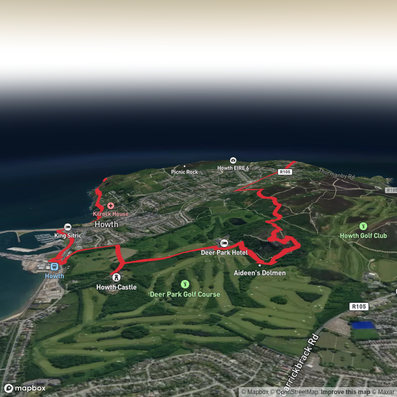 Howth Cliffs, Muck Rock and Castle Hike