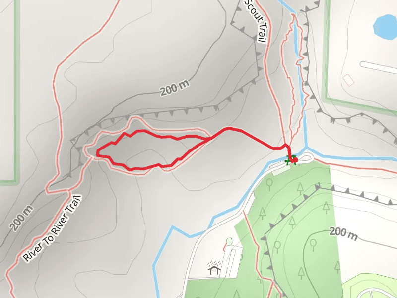 Hawk's Cave Loop Trail