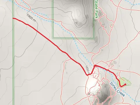 Stines Creek from Big Cove Ranch Road