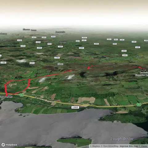 Ballinafad to Carrowkeel tombs and back