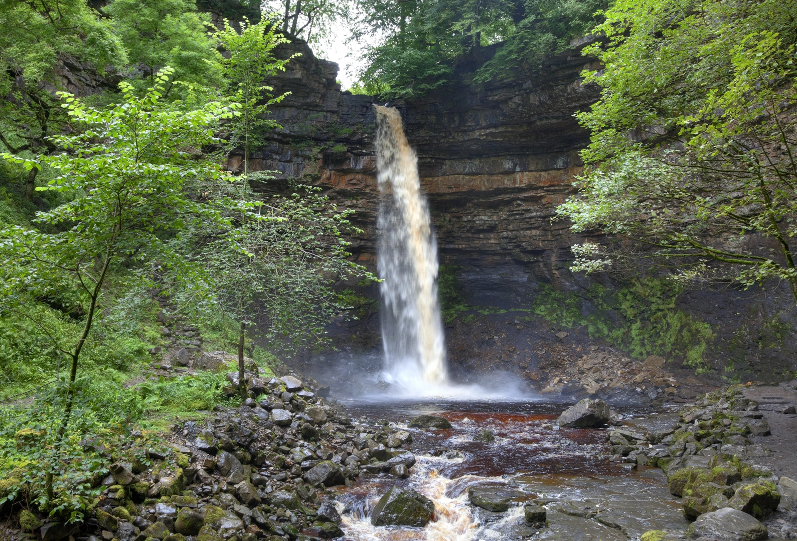 An image depicting the trail Kirkby Stephen to Masham via Six Dales Way and its surrounding area.