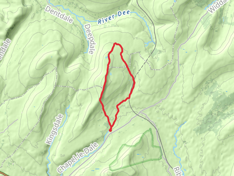 Wernside from Philpin Farm - long route thumbnail