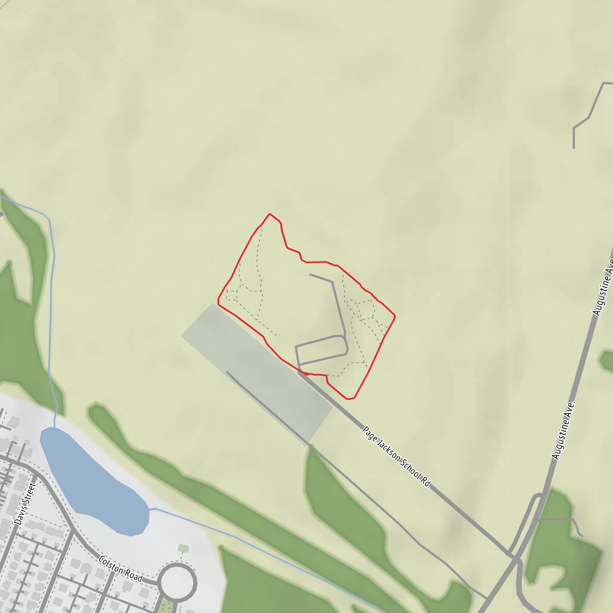 Fairview Cemetery mobile static map