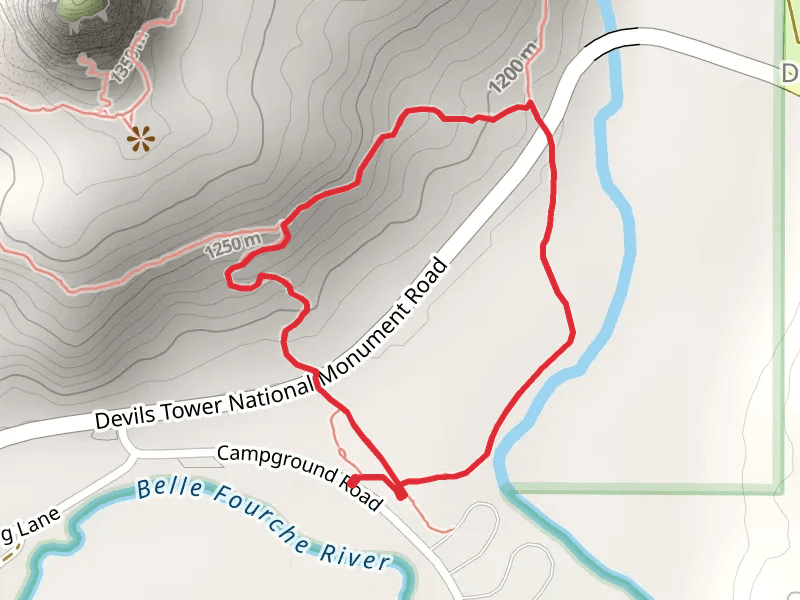 Valley View Trail and Red Beds Trail