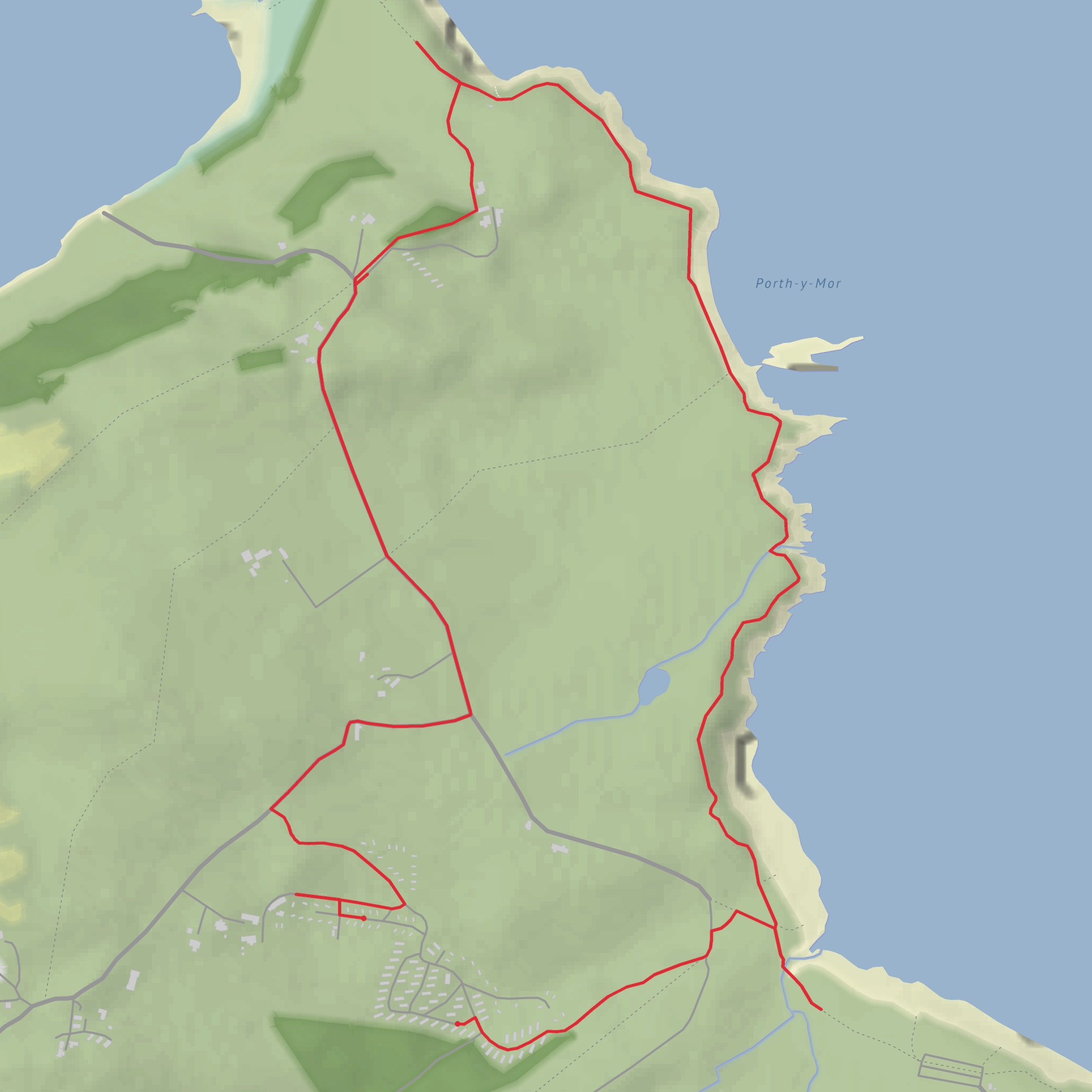Anglesey National Landscape - Traeth yr Ora mobile static map