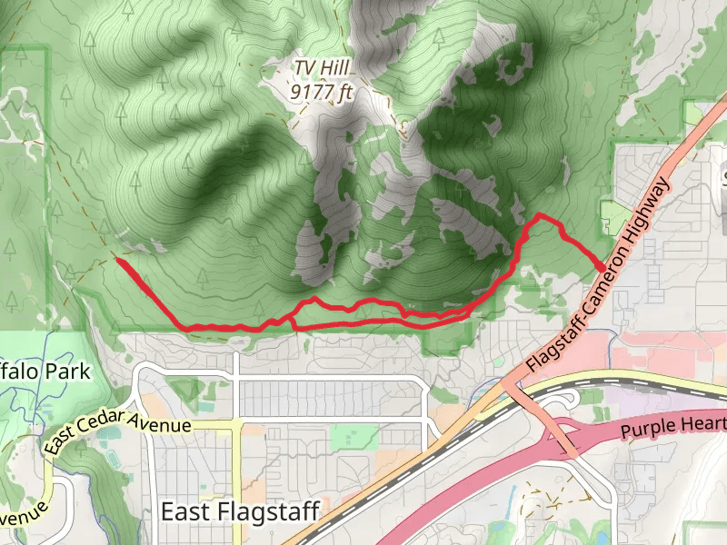 Pipeline and Forces of Nature Loop Trail