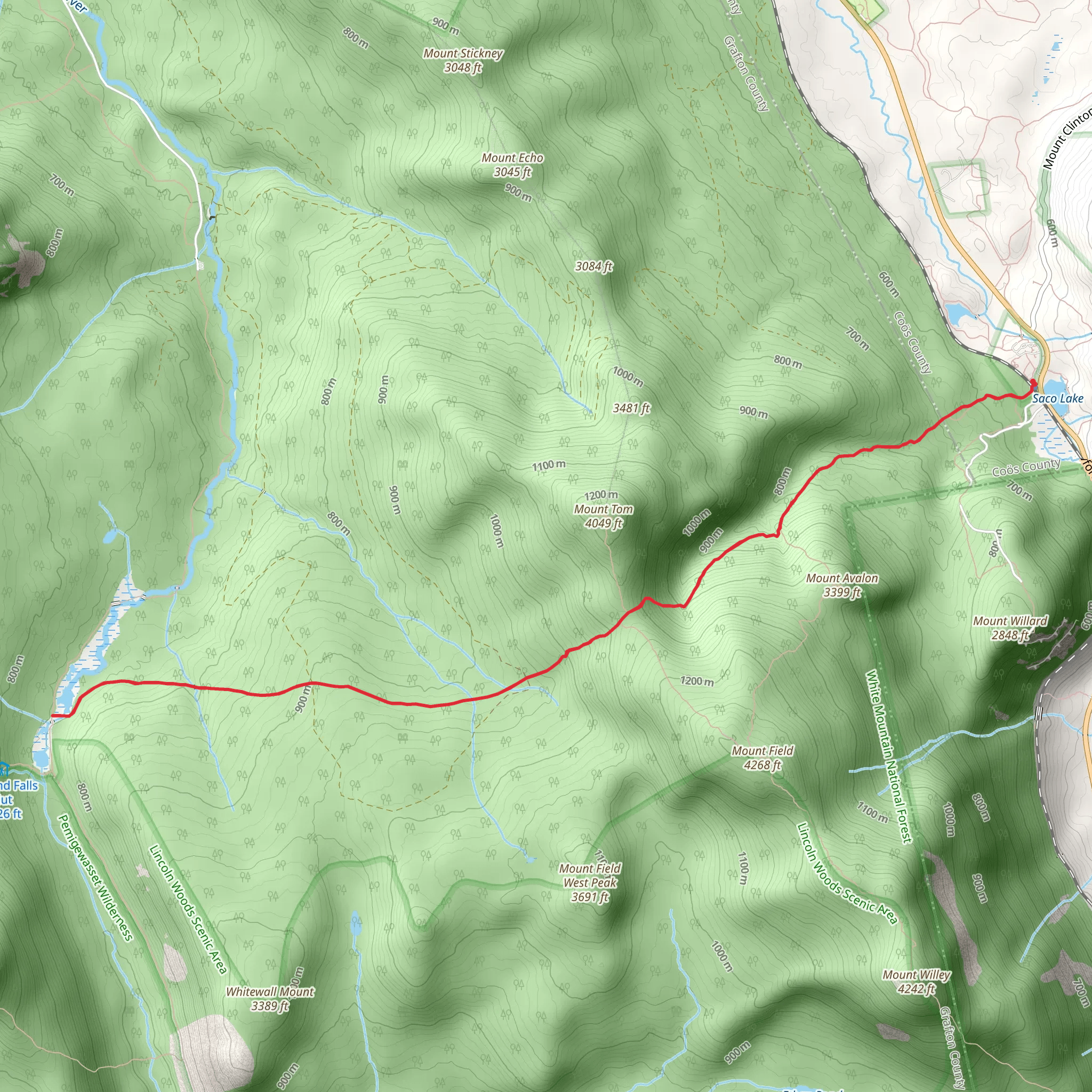 A - Z Trail mobile static map