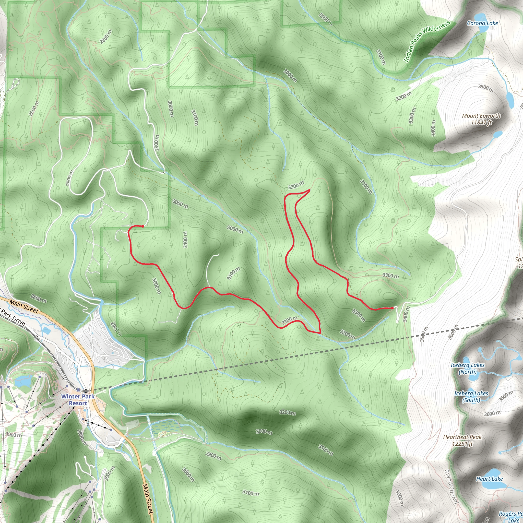 South Fork Ranch Creek mobile static map