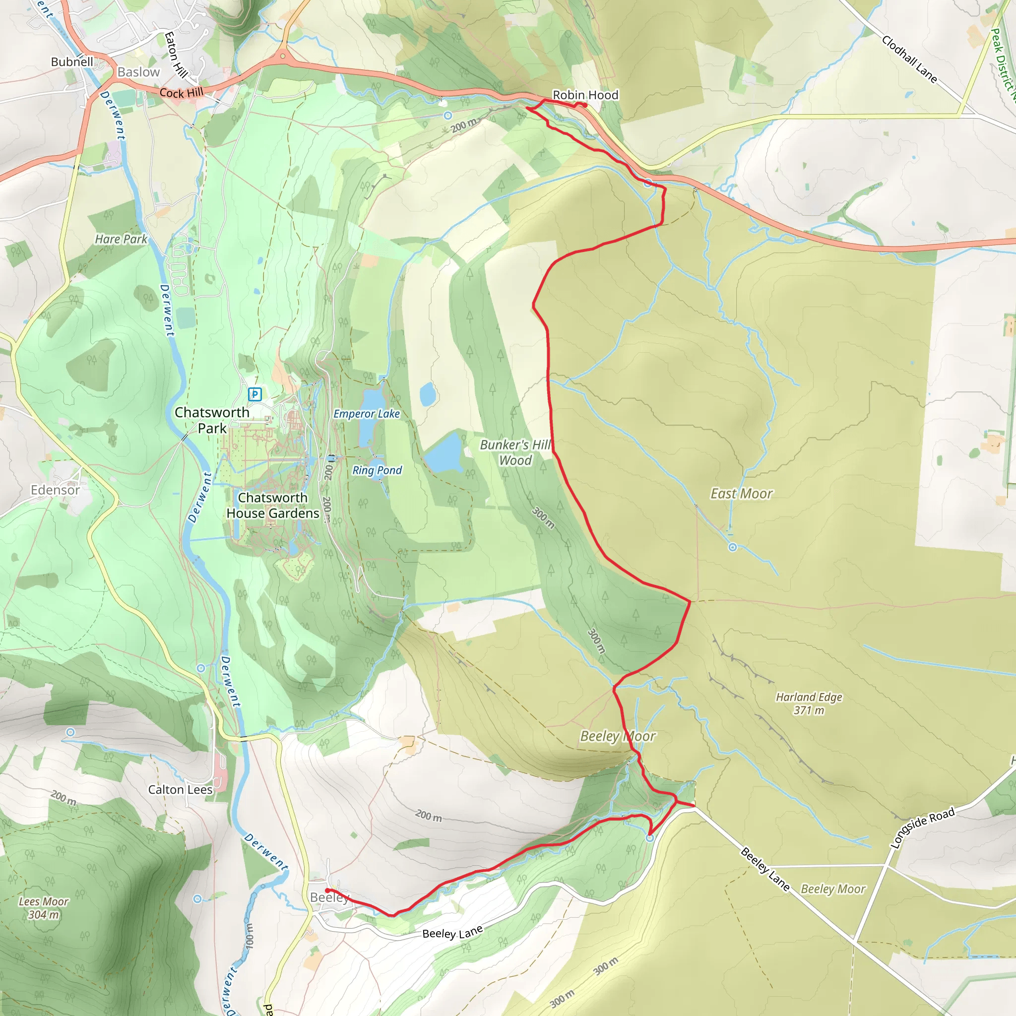 Bunker's Hill Wood and Hell Bank Plantation Walk mobile static map