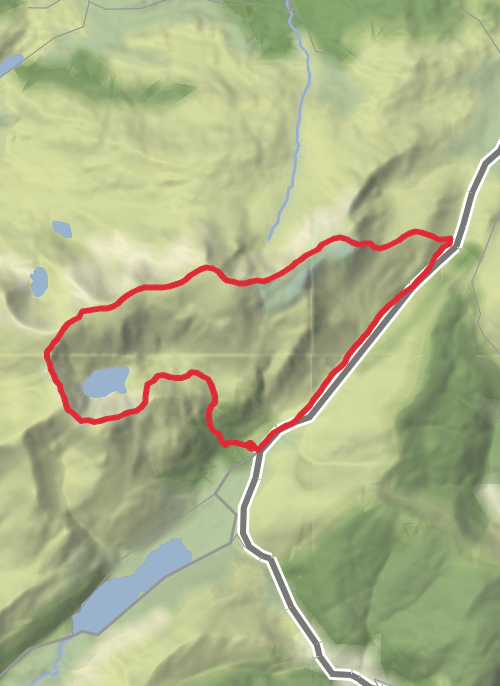  Cadair idris  mobile static map