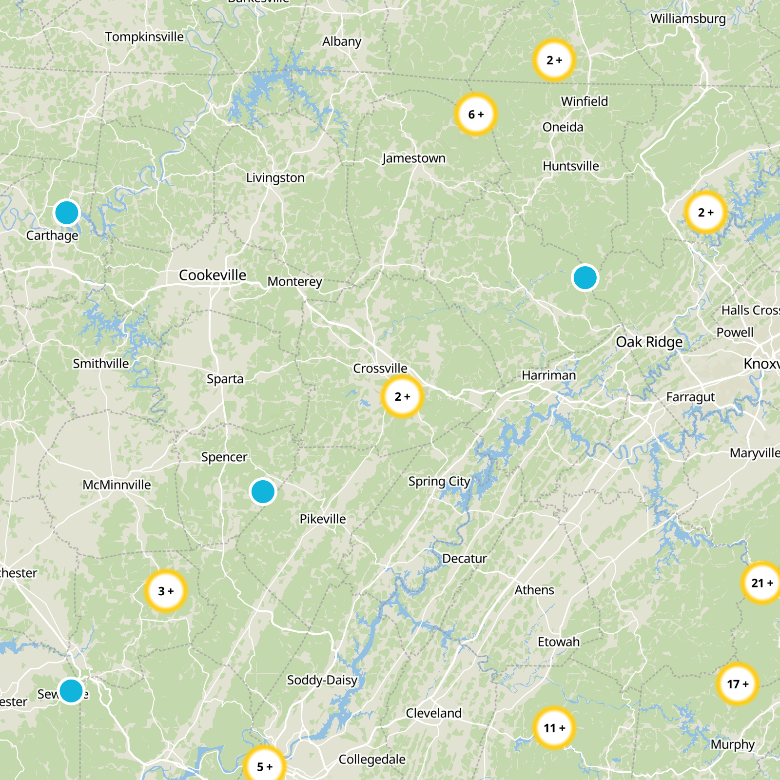 Cumberland County Static Map
