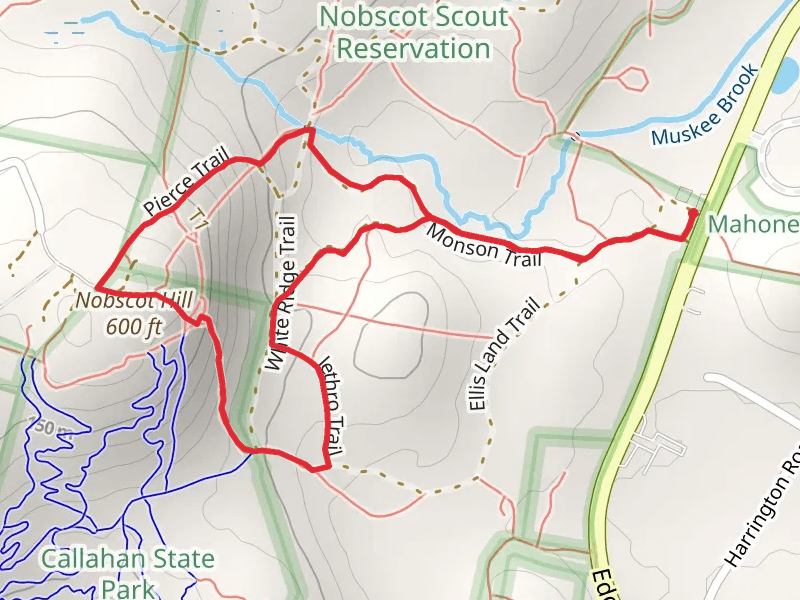 Nobscot Hill Loop Trail
