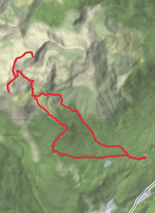 Wandeling opCima dei Lasteri and Croz dell'Altissimo Loop mobile static map