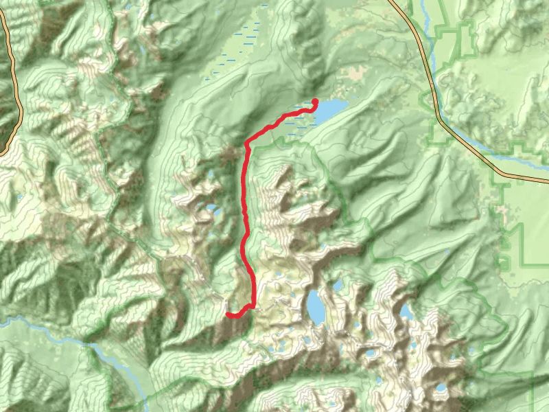 Observation Peak via Iron Creek-Stanley Lake Trail