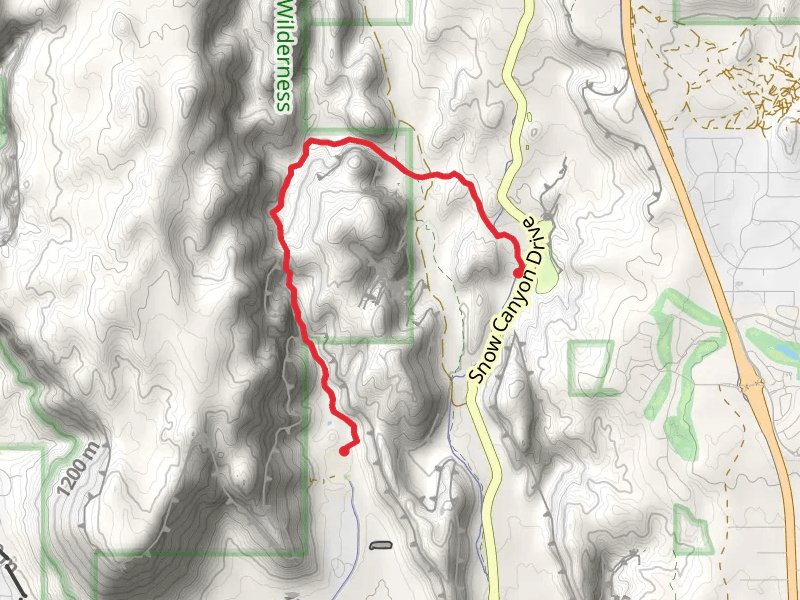 Padre Canyon Trail and Red Sands Trail