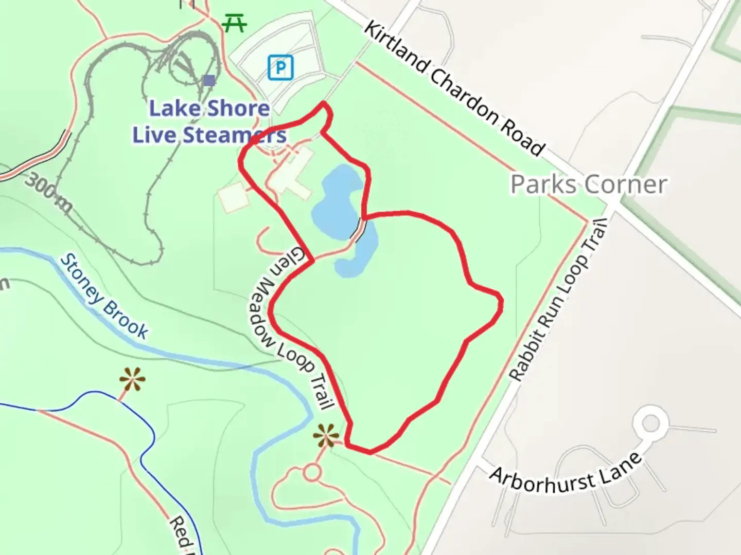 An image depicting the trail Glen Meadow Loop Trail and its surrounding area.
