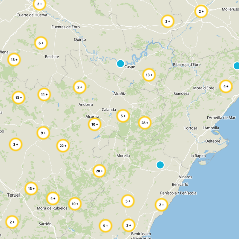 La Ginebrosa Static Map