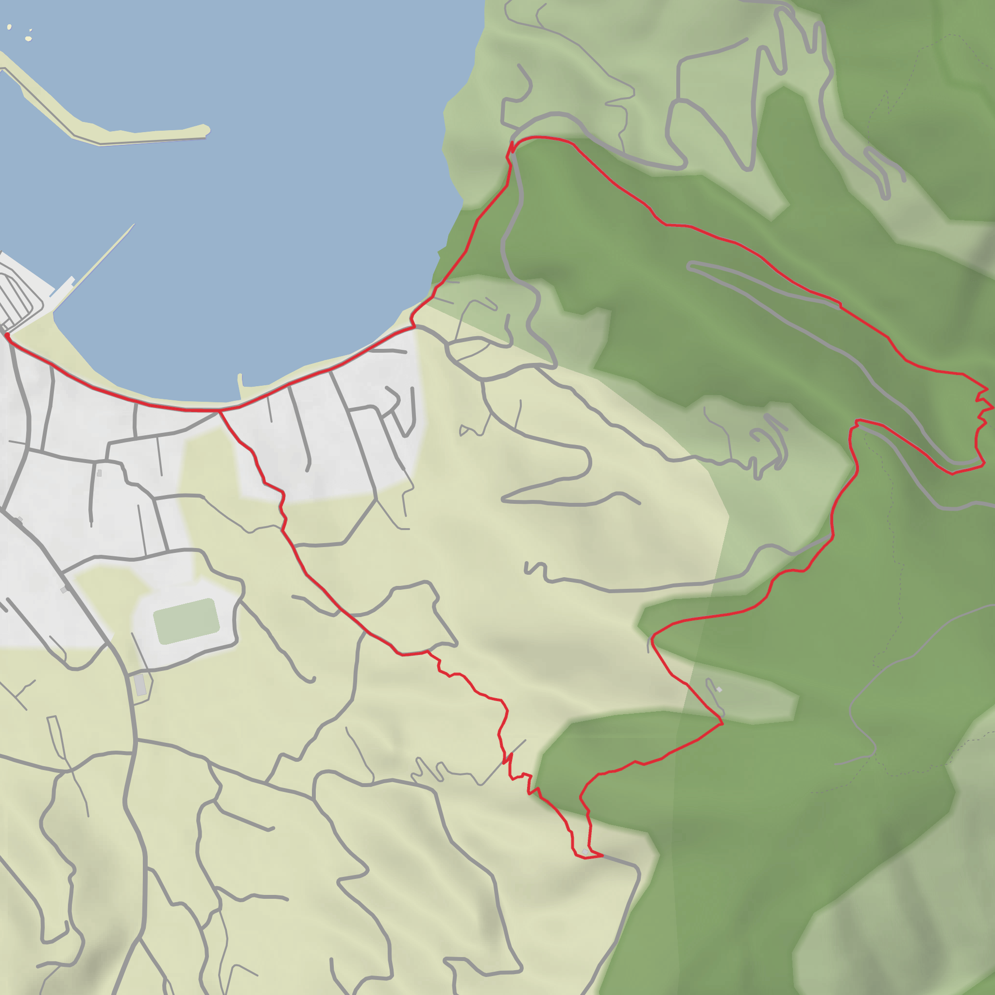 Skopelos and Sotiros Monastery Loop mobile static map