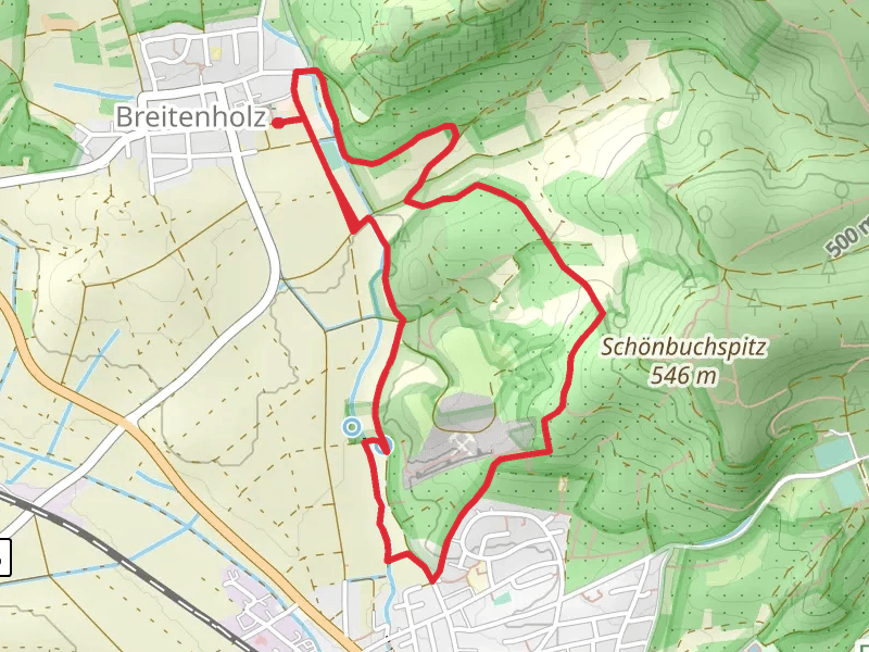 Ammerbucher Gigeleswegle and Schoenbuchspitzrunde Loop