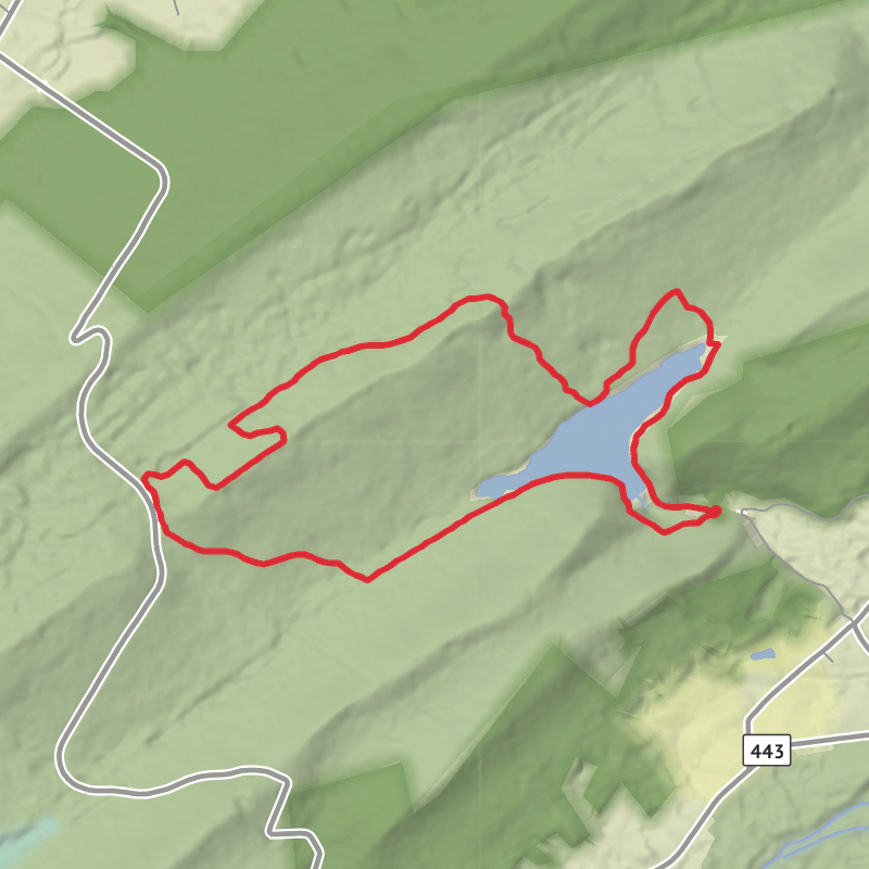 A map preview of the recording 17963 - Jul 4.