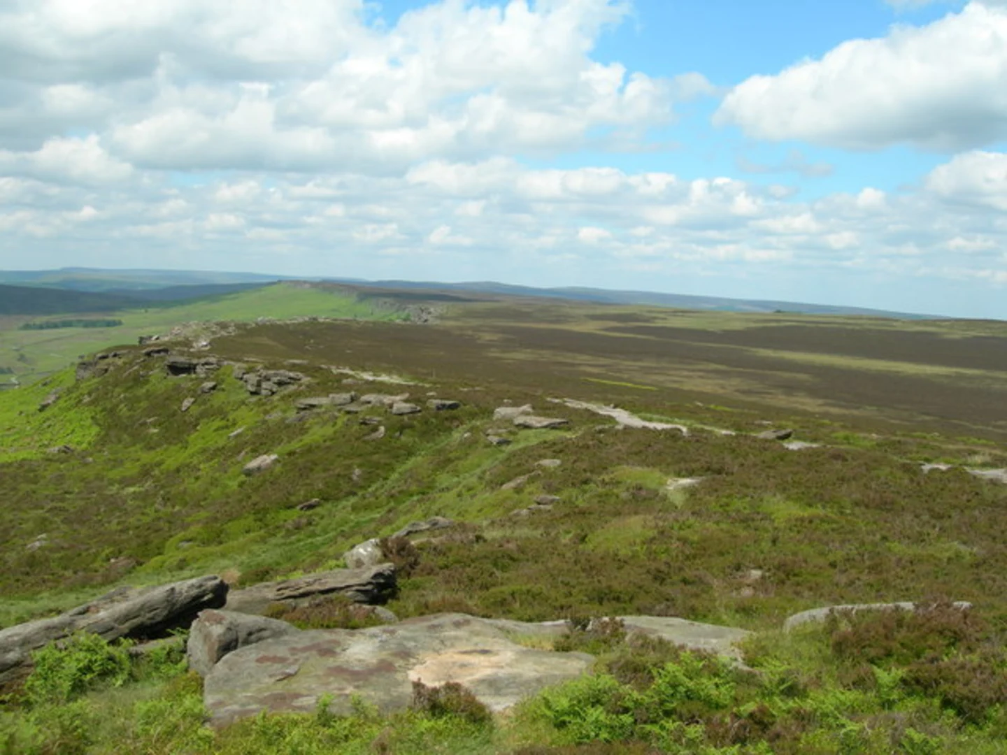 An image depicting the trail Ladybower Reservoir to White Path Moss Walk and its surrounding area.