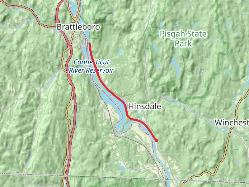 Connecticut River Trail from Dole Junction