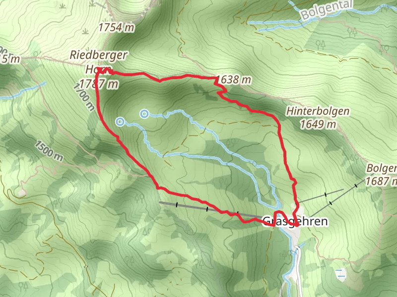 Riedberger Horn Peak via Oberallgäuer Rundwanderweg