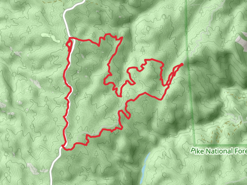 Jackson Creek Road - Overlook Loop Trail