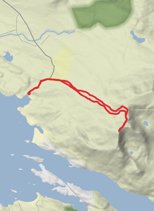 Mweelrea mobile static map