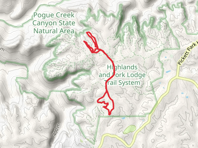 Highlands and Fork Lodge Trail System