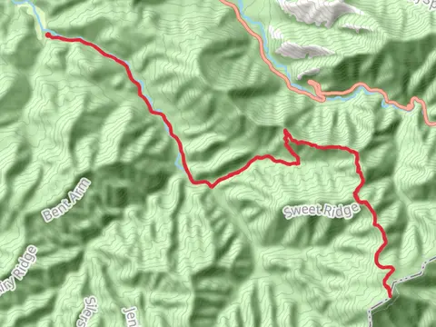 Sugarland Mountain and Mount Collins via Little River Trail