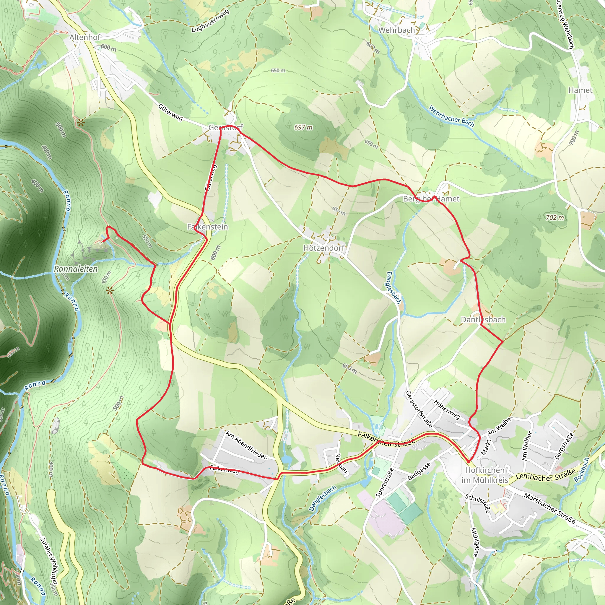 Falkenstein Loop mobile static map